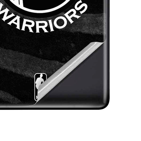 NBA Golden State Warriors Black Animal Print Google Pixel 6 Skin